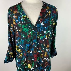 Chaus multi color size L pullover blouse